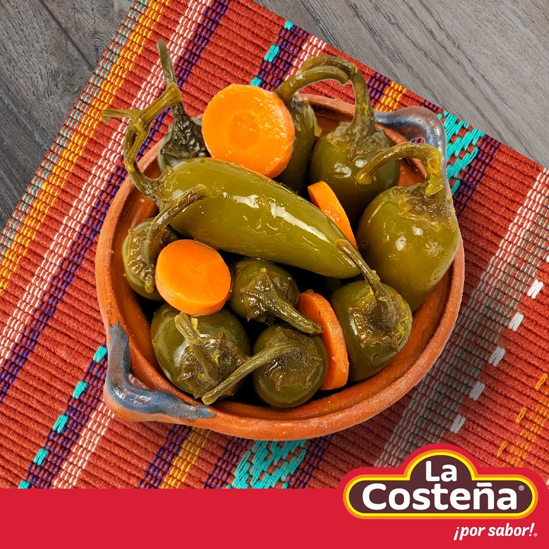 La Costeña Whole Jalapeno Peppers - Pickled Jalapenos - Jalapeno