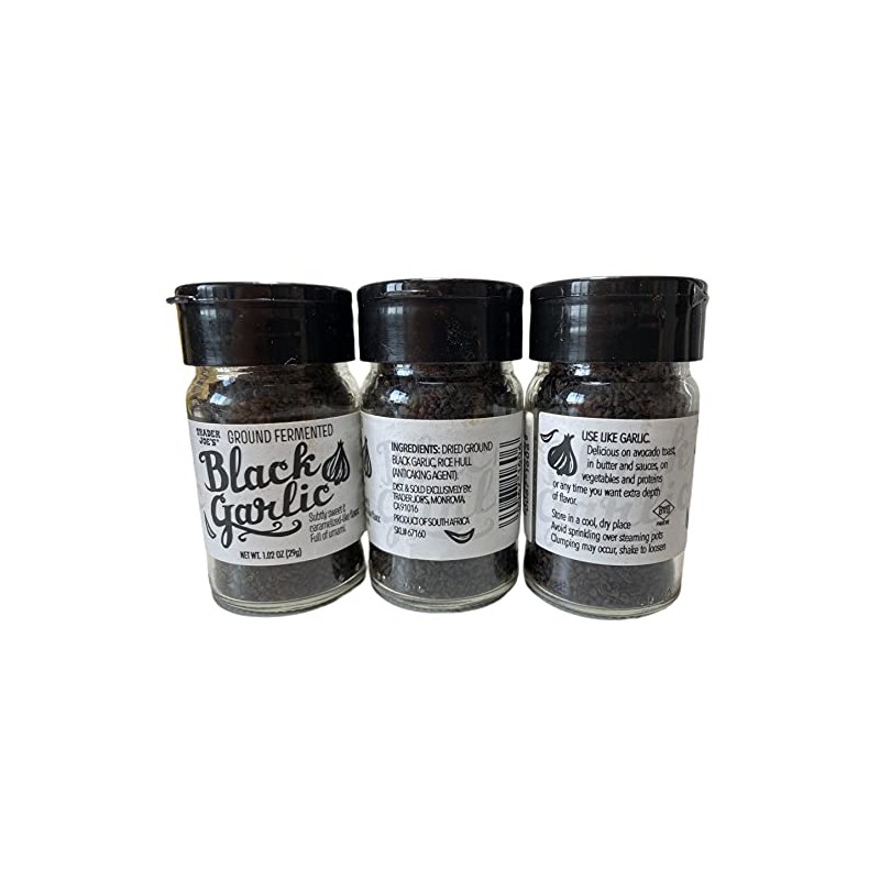 Trader Joe’s Ground Fermented Black Garlic (Pack of 3)