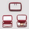 MKF Collection 3PCS Stylish Cosmetic Bag Portable Makeup Travel Organizer