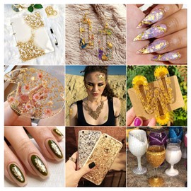 Beadthoven 10 Boxes 10 Colors Nail Foil Glitter Nail Sequin Laser Colorful Nail Foil Flakes Nail Art Stickers Tinfoil with 1Pc Pointed Tweezers for Women Manicure DIY Nail Art Decorations