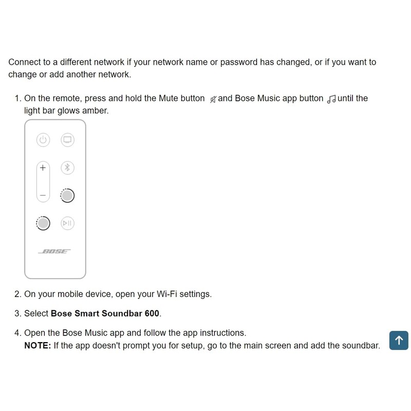 NTQinParts Replacement Remote Control Controller for Bose Smart Ultra Soundbar