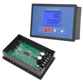 30A 6.5V-55V DC Brush Motor PWM Speed Controller Digital Motor Speed Controller Electrical Motor Controls Digital LCD Cycle Run/Stop Timer