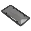 License Plate Frame Cover Set Standard Fit Smoky UV Resistant