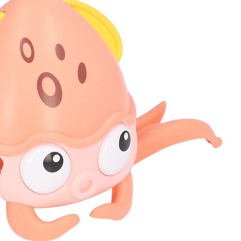Octopus Bath Toys Electric Sensor Amphibious Floating Crawling Octopus Bathtub