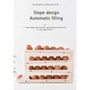 Mododer 4 Tiers Egg Holder for Fridge - Auto Rolling