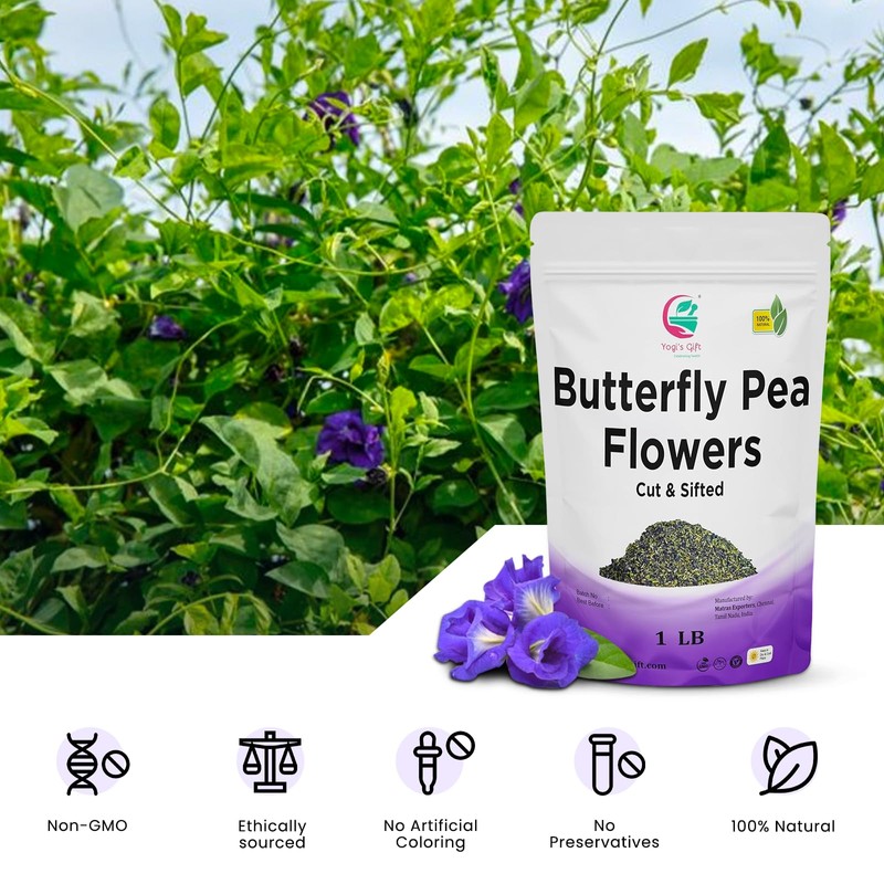 Butterfly Pea Flower Tea 1 LB | Cut and Sifted