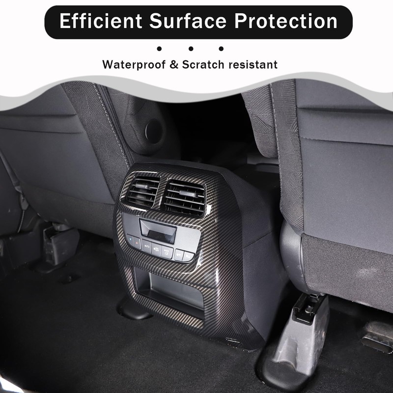 HIRUFAIT Rear Air Vent Outlet Frame Trim for Honda Pilot