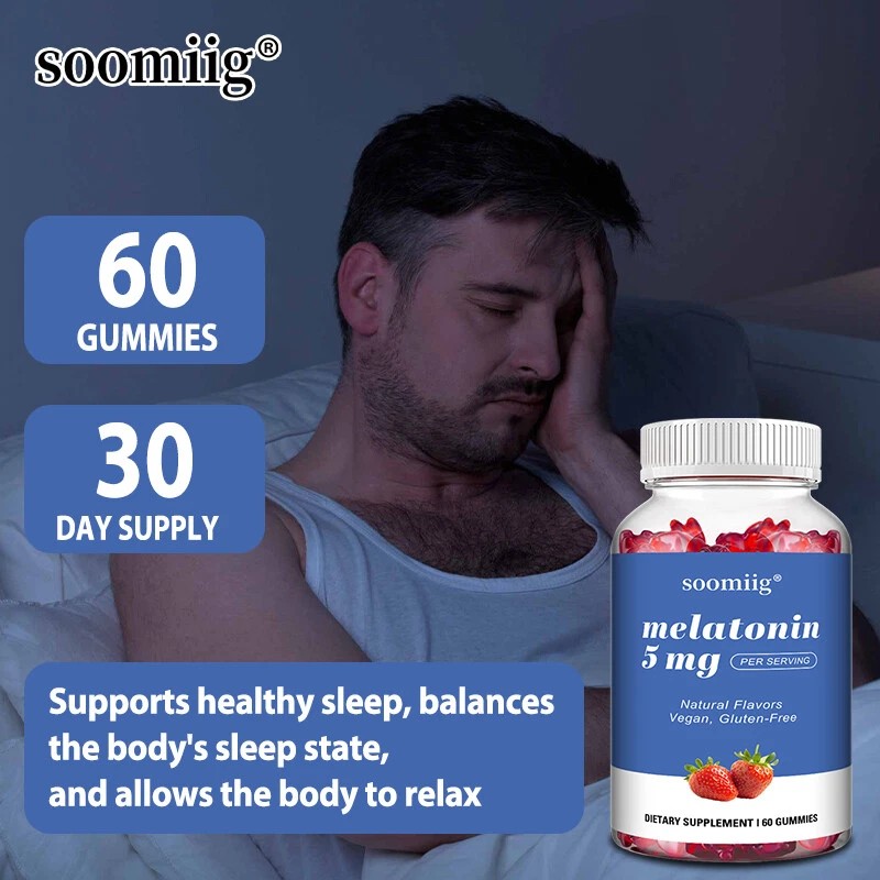Soomiig Healthy Sleep Support Gummies - Promotes rapid sleep and