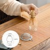 LamChyar Matcha Bowl with Spout, Matcha Whisk Holder, Glass Matcha