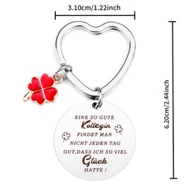 Kabulae Colleague Key Ring, Small Attention for Colleagues, Farewell Gift Colleagues, Gifts for Colleagues, Farewell gift colleagues job change