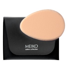 Liquid Foundation Sponge with Carrying Case (Egg Shape) [MEIKO MC Collection]