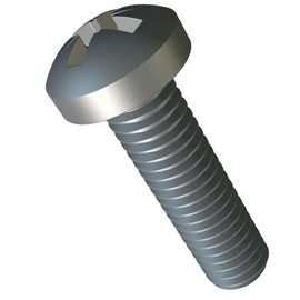 M8 x 12mm Phillips Pan Head Machine Screws Pack of 5pcs Cross Pan Head Machine Zinc Plated ISO 7045 DIN 7985 Bolts for Machinery Equipment and Home Furniture M8x12mm