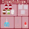 WEBEEDY 2 Sets DIY Christmas Plastic Canvas Box Kit Include