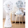 Design fan storage waterproof cover Cover 6. Flower (L) 3ea