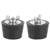 2PCS Pool Winterizing Plug, 38mm/1.5inch Winterizing Skimmer Plug Winterizing Rubber