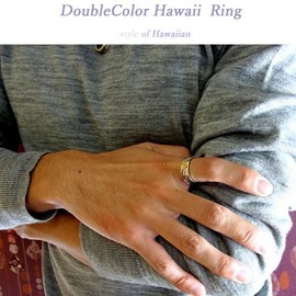 Jurice Hawaiian Jewelry Ring 18K Gold Plumeria Scroll Honu Anniversary Birthday Gift, Yellow Gold Metal