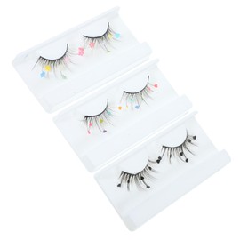minkissy Sets Elegant Glitter Lash Extensions Fake Eyelashes for Cosplay Beautiful Lightweight Pairs