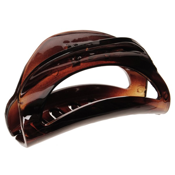 France Luxe Belle Cutout Curve Jaw - Tortoise