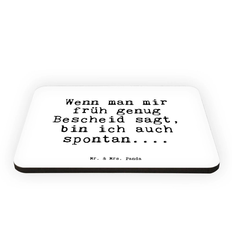 Mr. & Mrs. Panda Magnet "Wenn Man Mir früh... -
