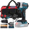 Cordless Impact Driver with 2x2.0Ah Battery and Charger, 100Ft-lbs(135N.m) Drill/Driver