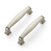 Ravinte 5 Pack Solid 3 Inch Kitchen Cabinet Handles Brushed Nickel Cabinet Pulls Satin Nickel Drawer Pulls Kitchen Cabinet Hardware Kitchen Handles for Cabinets Cupboard Handles Drawer Handles