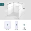 MEEXPAWS Cat Litter Box Enclosure Splash Guard Large 18.9L ×