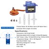 Hutomwua SG90 Micro Servo Motor, SG90 9g Servo Kit 5pcs