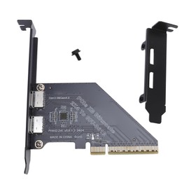 PCIe 4.0 X8 to Oculink Card, 128 GTs High Speed Data Transfer External Graphics Card, Secure Connection for NVMe SSD GPU eGPU Applications