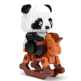 Vukayo Mini Blocks Panda Bristol Blocks Building Blocks Toy Kids Gift Birthday Gift XMJM-02(B)