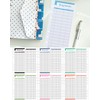 96 Sheets Budget Sheets German A6 Refill Paper Budget Planner