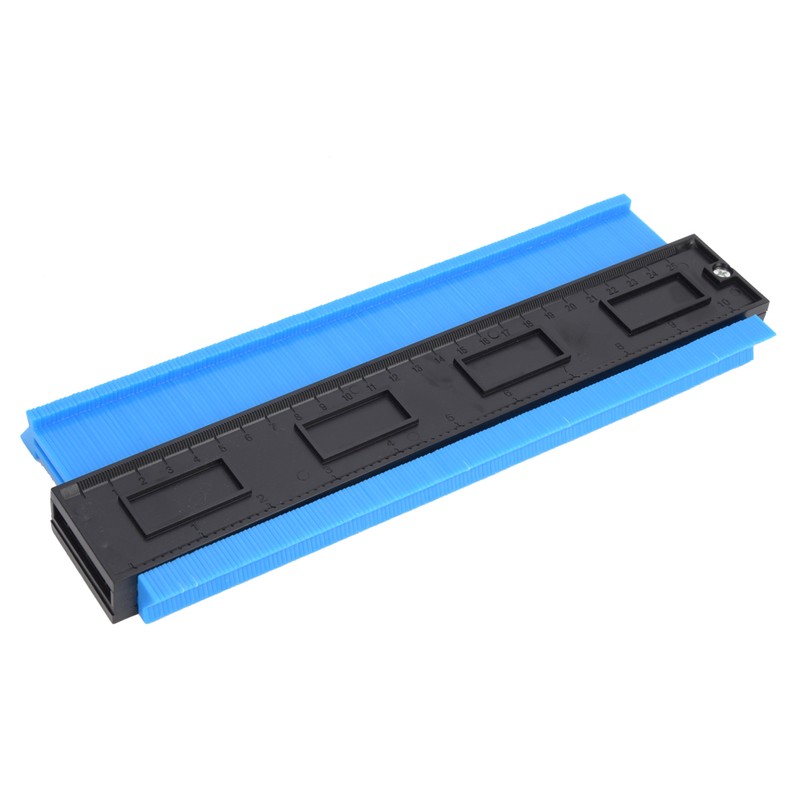 Contour Gauge ABS Plastic Multifunctional Irregular Ruler Woodwooking Measuring ToolBlue