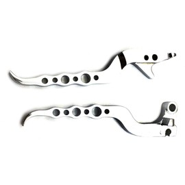 HASkulle New Chrome Billet Brake Clutch Lever for Yamaha YZF R1 Yzfr1 YZF-R1 1998-2003