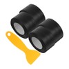 4R Quattroerre.it 10542 Tiras Adhesivas para Coche, Color Negro, 100