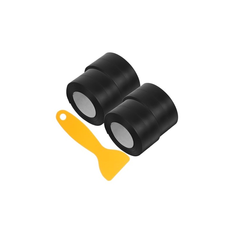 4R Quattroerre.it 10542 Tiras Adhesivas para Coche, Color Negro, 100