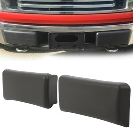F150 Front Bumper Guards Pad for 2009 2010 2011 2012 2013 2014 Ford F-150 Front Bumper Guard Pads Bumper Inserts Cover End Caps, 1 Pair, Bumper Traverse Accessories, 9L3Z17E810B 9L3Z17E810BCP