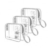 CGBE Set de 3 Neceseres de Viaje Transparentes Impermeables con