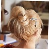 BIUDECO Hair Bun Stick Chinese Hair Chopstick Metal Flower Clip