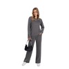 WIHOLL Ladies Sweatsuits Two Piece Lounge Sets 2 Piece Workout