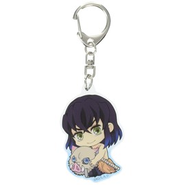 Demon Blade Kuhei Inosuke (True Face) Gyugyutto Acrylic Key Chain