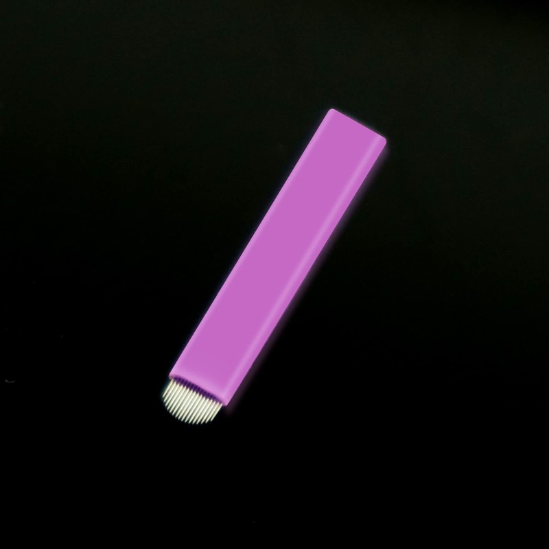 Purple Microblading Needles Nano 0.16 mm Eyebrow Stainless Steel Tattoo