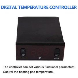 YSJWAER Vacuum Chamber Digital Heat-Pad - Stainless Steel Vac Kit Heating Pad 10 Inch