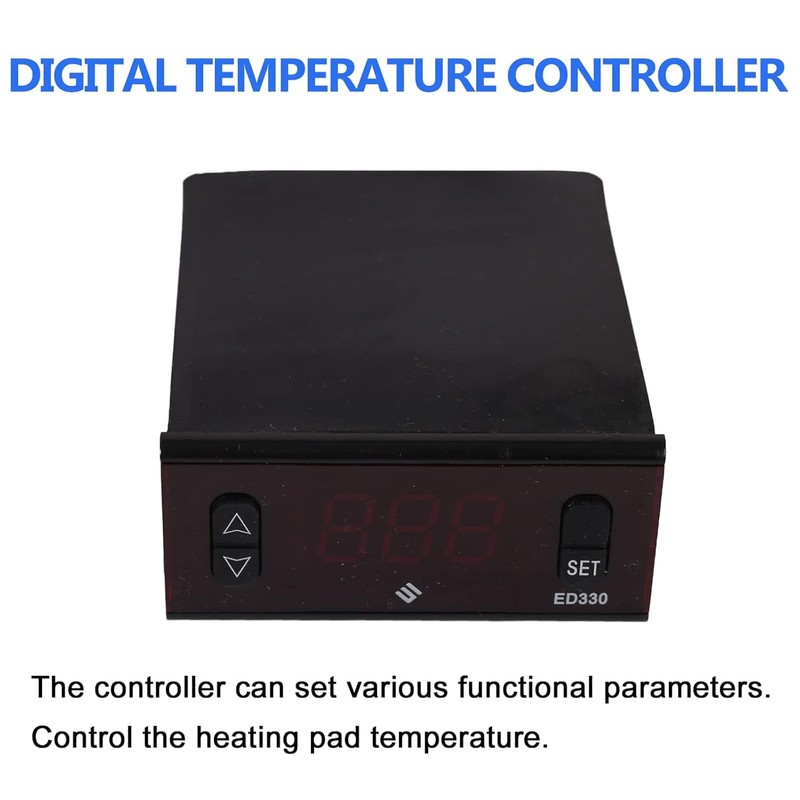 YSJWAER Vacuum Chamber Digital Heat-Pad - Stainless Steel Vac Kit