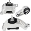 3PCS Engine Motor and Transmission Mount Kit Compatible with Mini