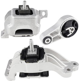 3PCS Engine Motor and Transmission Mount Kit Compatible with Mini Cooper DOHC 2007-2010, Cooper 2011-2015, Cooper Turbocharged 2007-2015, 1.6L, Replaces A70004 22116778645 A70073 22116783094 A4088