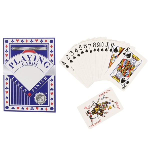 HTI Toys Traditional Games Premium Linen Playing Card Game Set