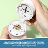 DJAPWPX-4 Functions Pill Cutter with Stainless Steel Blade, Portable Pill
