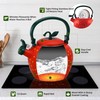 Whistling Tea Kettle for Stove Top Enamel on Steel Teakettle,