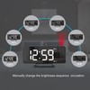 Digital Projection Alarm Clock LED Display USB Powered Auto Sensitivity