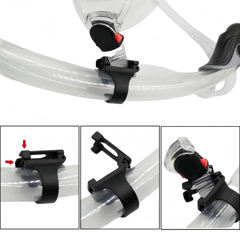Scuba Dive Snorkel Holder Clips, 4Pcs Scuba Dive Universal Plastic