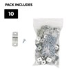 3/4" Depth --- Offset Mounting Canvas Z Clips for Picture